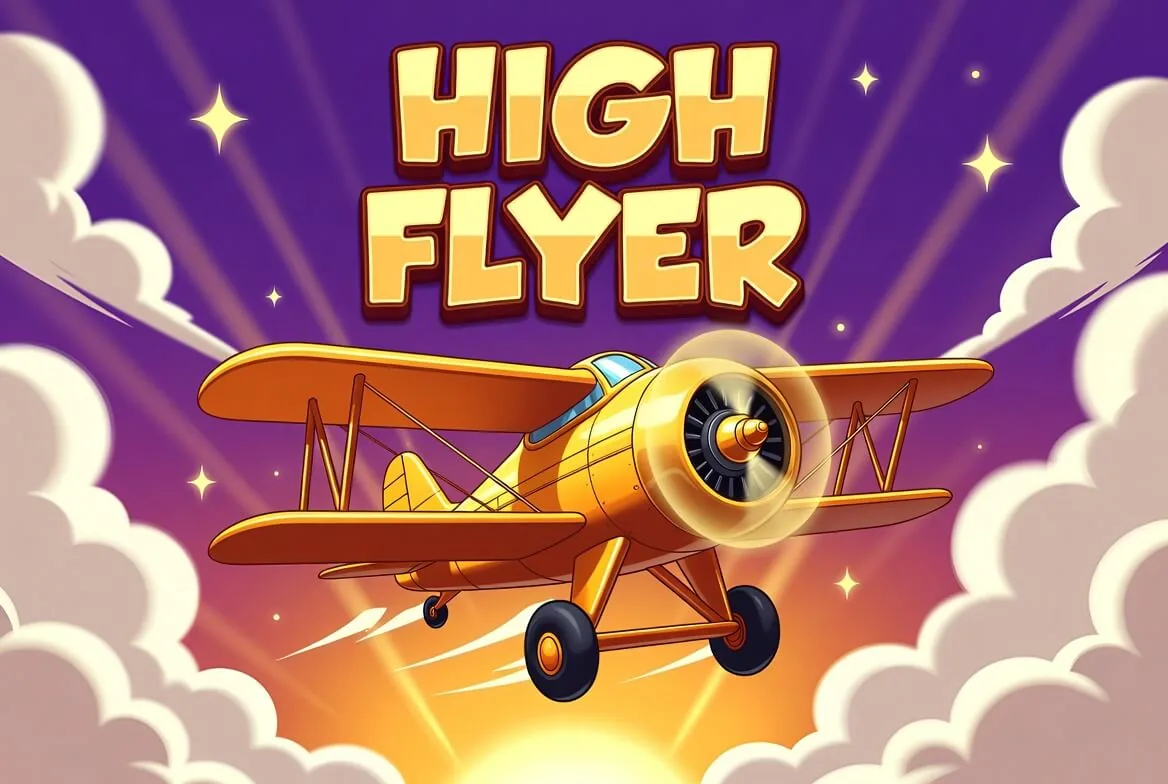 Panel taruhan dan tombol cashout pada game High Flyer Pragmatic